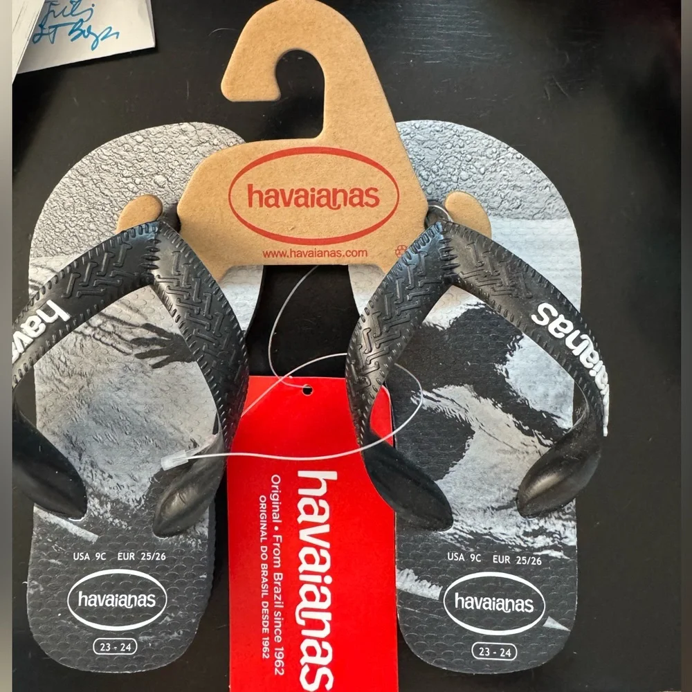 NWT Havaianas Baby Boy Flip‎ Flops Size 9C